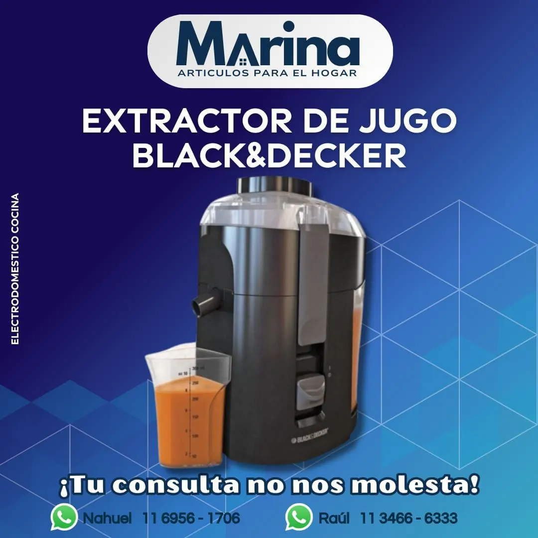 Extractor de Jugo Black and Decker